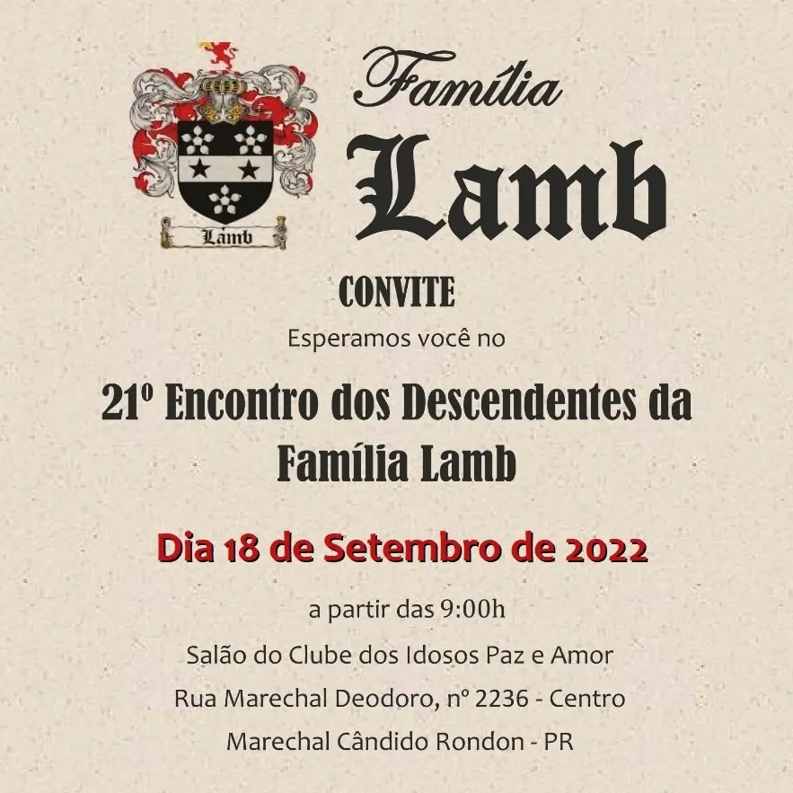 Encontro da Família Wendler - Brasão da família Wendler.