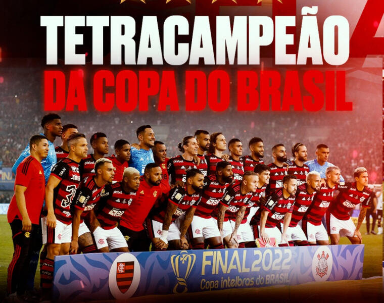 Nos pênaltis, Flamengo vence o Corinthians e é tetra da Copa do Brasil