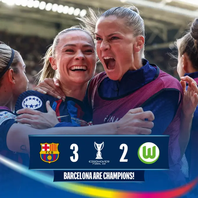 Futebol feminino: Barcelona conquista título da Liga dos Campeões - Folha PE