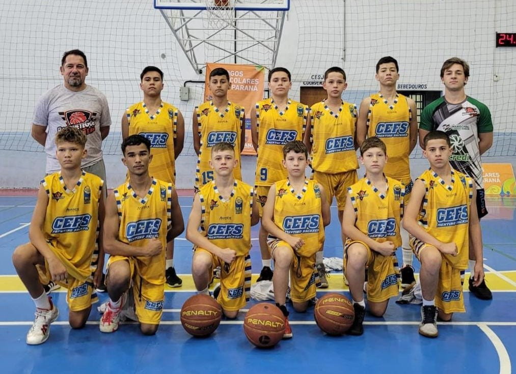 Basquete masculino define primeiros finalistas dos Jogos Escolares